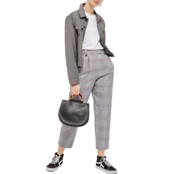 topshop plaid pants